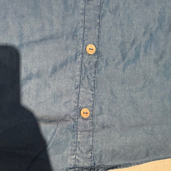 Chic Denim Button-Down Maxi Skirt - Picture 5 of 8